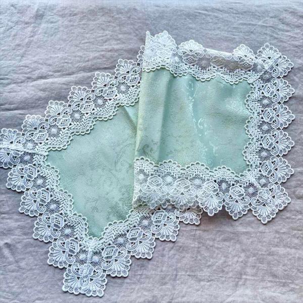 ブリヤントリケンシリーズ テーブルセンター 35×80cm 花瓶敷き 敷物 おしゃれ 可愛い 母の日