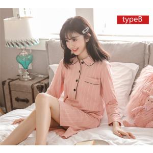 ルームウェア ワンピース レディース 春 秋 長袖