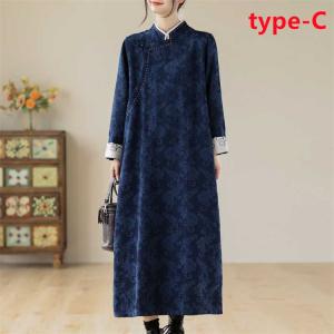 ワンピース チャイナ服 アオザイ 民族衣装風 古典 レディース チーパオ