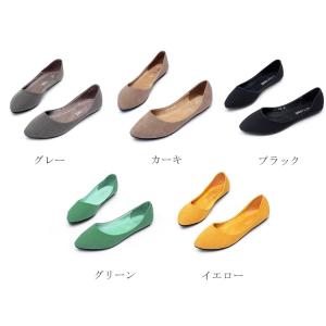 レディース フラットシューズ スリッポン カジ...の詳細画像1