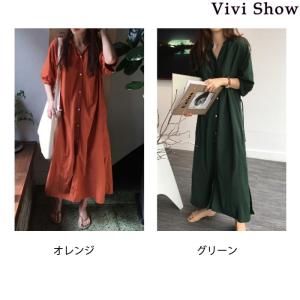 ワンピース レディース マキシワンピース 夏 ...の詳細画像2