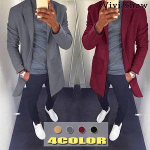 メンズコート ジャケット アウター 秋冬 無地 カジュアル テーラード スーツ ビジネス 上着 vivishow