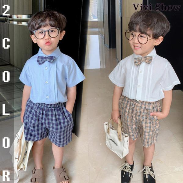 子供服 セットアップ キッズ 男の子 夏 上下セット 半袖Tシャツ ハーフパンツ 半ズボン 子供ジャ...