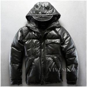 Schott N.Y.C（ショット） Schott ダウンジャケット メンズ レザー