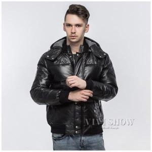 Schott N.Y.C（ショット） Schott ダウンジャケット メンズ レザー