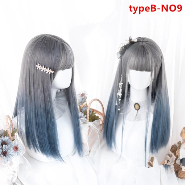 コスプレ ウィッグ レディース ロング ハロウィン ロリータ カーフルウィッグ グラデーション かつ...