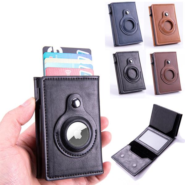 メンズ カードホルダー 財布 ＰＵレザー カード 小銭入れなし 三つ折り シンプル 使いやすい おし...