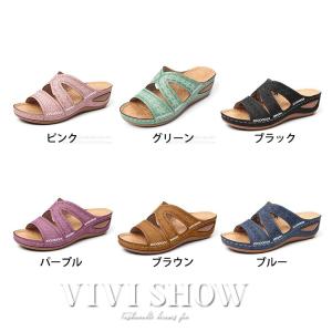 サンダル レディース カメサンダル 前詰まり ...の詳細画像1