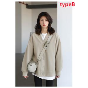 ノーカラー ジャケット レディース 薄手 ショー...の商品画像