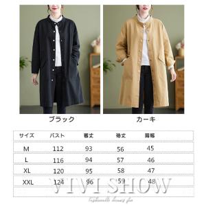 ロングコート コート レディース 冬 チェスタ...の詳細画像1