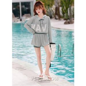 水着 体型カバー タンキニ ビキニ 3点セット...の詳細画像2