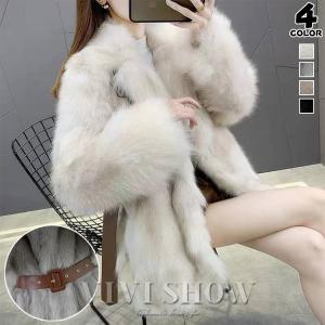 フェイクファージャケット ファーコート冬 : 星野 - 通販 - Yahoo