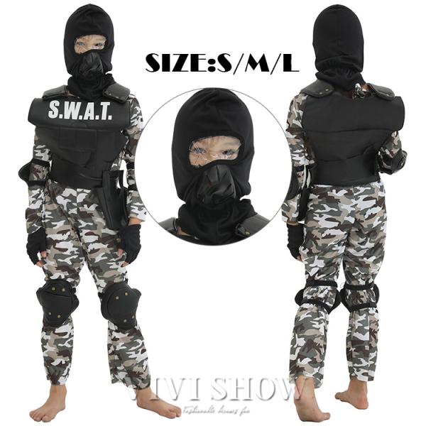男女兼用 スピード スワット アメリカ特殊部隊 SWAT ポリス 警察 ユニフォーム メンズ レディ...