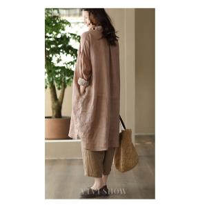 ロングシャツ ブラウス シャツ トップス シャ...の詳細画像4