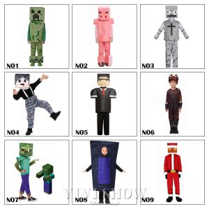 ハロウィン コスプレ 衣装 マイクラ風 仮装 ...の詳細画像2