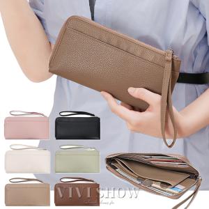 長財布 レディース 軽量 薄い 小銭入れ仕切りあり  L字ファスナー 薄型 軽い コンパクト 使いやすい 大容量 おしゃれ 可愛い  無地