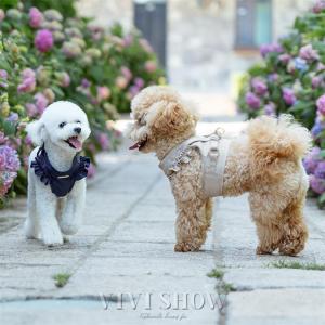 犬用 ハーネス リード セット フリル リード...の詳細画像3