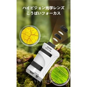 顕微鏡 小学生 ミニ顕微鏡セット ハンディ顕微...の詳細画像4