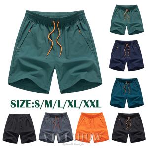 ショートパンツ メンズ ボトムス ハーフパンツ 短パン イージーパンツ ウエストゴム 速乾 膝上 短め ストレッチ スポーツ 夏 夏服