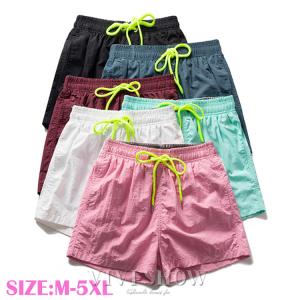ショートパンツ メンズ スポーツパンツ 短パン ジム 筋トレ 無地 普段着  ビーチパンツ 吸汗速乾 通気 軽量 大きいサイズ 夏