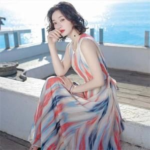 リゾートワンピース 沖縄 夏 おしゃれ 大人可...の詳細画像2