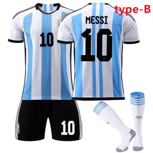 アルゼンチン メッシ メンズ サッカーユニフォ...の詳細画像3