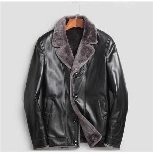 新品SALE ラム革 シープスキン コート メンズ 男性 通勤