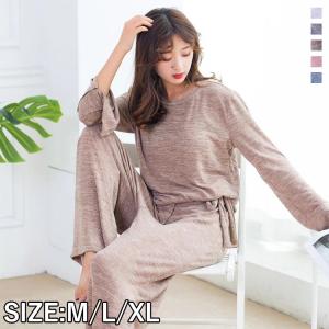 レディース　ルームウェア 部屋着 パジャマ 上下 シャツ