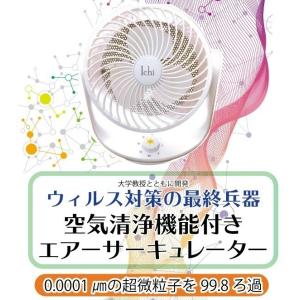 ウイルス対策の最終兵器 サーキュレーター 空気清浄機能付き ICHI 日本製吸着分解フィルター 銅ラ...