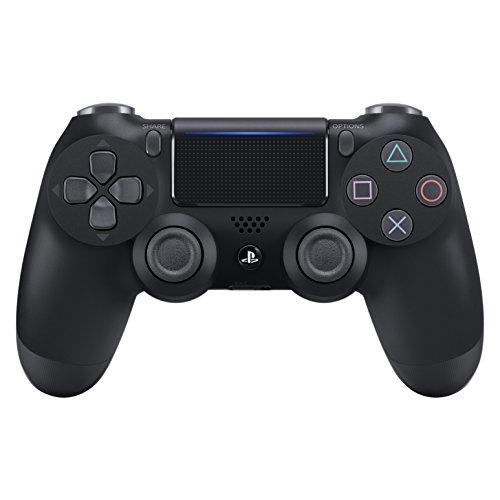 【純正品】ワイヤレスコントローラー (DUALSHOCK 4) ジェット・ブラック (CUH-ZCT...