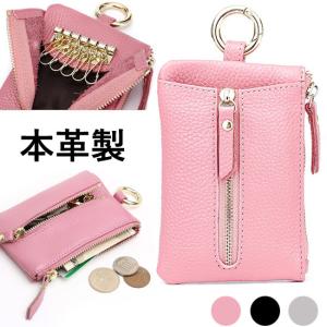 友禅文庫 キーケース レディース 本革 5連 日本製 三つ折り 手描き 蝶