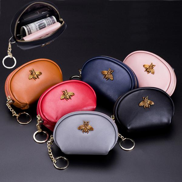 【半額セール中】コインケース 財布 スマートキーバッグ ミニ コンパクト  小銭入れ 小物収納 レデ...