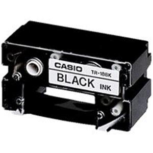 (まとめ)カシオ CASIO CR-Rプリンターリボン TR-18BK 黒 〔×7セット〕 まとめ買...