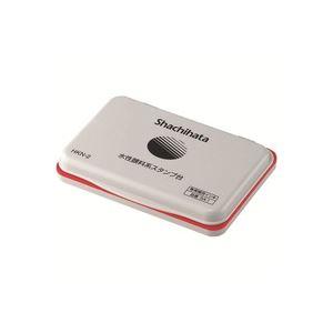 (まとめ)シヤチハタ スタンプ台エコスHKN-2-R赤〔×5セット〕 業務用 まとめ買い