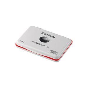 (まとめ)シヤチハタ スタンプ台エコスHKN-3-R赤〔×5セット〕 業務用 まとめ買い