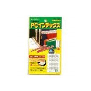 (まとめ)ニチバン PCインデックスラベル PC-132R 赤枠〔×10セット〕 まとめ買い