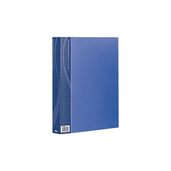 (業務用セット) A4クリアブック 80ポケット ベーシックカラー CB1035B-N ブルー〔×5...