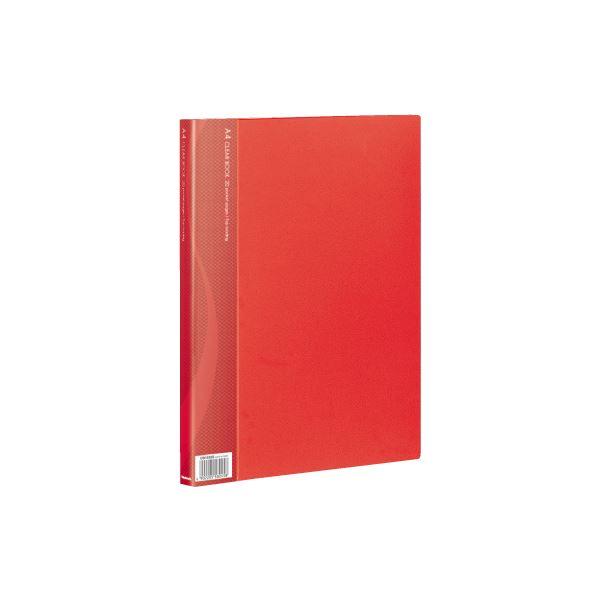 (業務用セット) A4クリアブック 20ポケット ベーシックカラー CB1032R-N レッド〔×1...