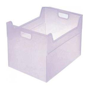 (業務用セット)ナカバヤシ 環境配慮型ファイルボックスW263/クリア フボR-E960〔×5セット...