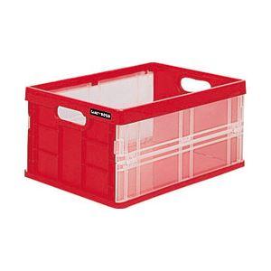 〔業務用セット〕 キャパティ フレックスコンテナ ミニ CFC-301-R レッド 折りたたみ コン...