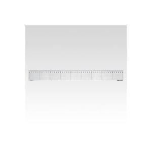 (まとめ) 方眼直定規 2mm厚 CR-HR45R 1本入 〔×10セット〕 業務用 まとめ買い