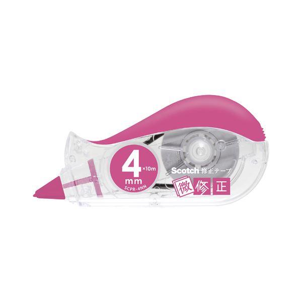 (まとめ) 住友スリーエム スコッチ(R)修正テープ「微修正」 本体 SCPD-4NN 1個入 〔×...