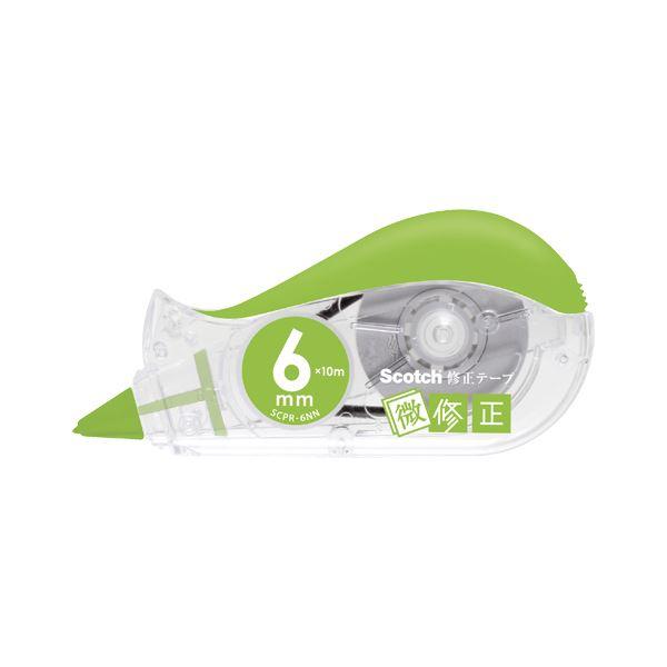 (まとめ) 住友スリーエム スコッチ(R)修正テープ「微修正」 本体 SCPD-6NN 1個入 〔×...
