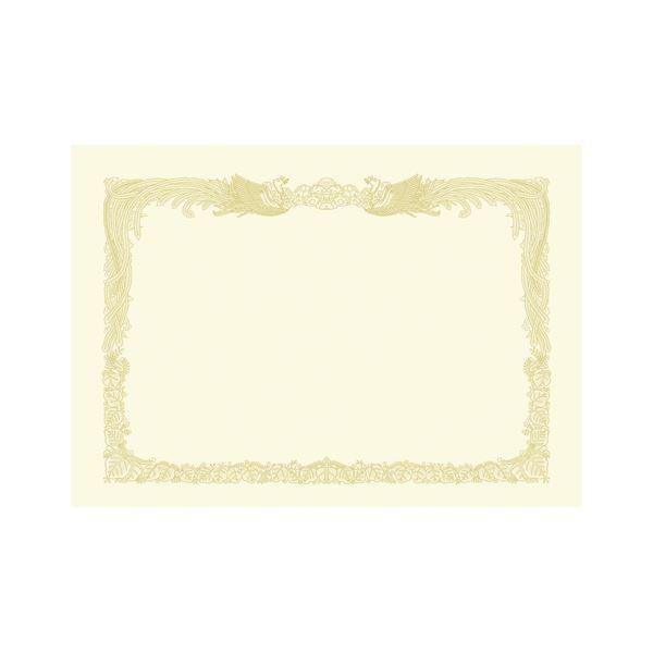 (まとめ) 厚口OA賞状用紙 クリーム・縦書き 10-1287 10枚入 〔×2セット〕 まとめ買い...
