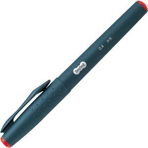 (まとめ) TANOSEE 水性サインペン 0.4 赤 1本 〔×60セット〕 業務用 まとめ買い