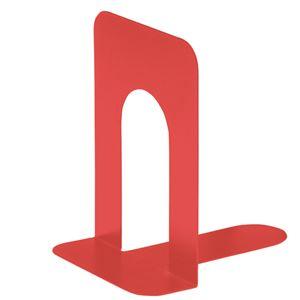 (まとめ) TANOSEE ブックエンド T型 特大 コーラルレッド 1組(2枚) 〔×10セット〕...