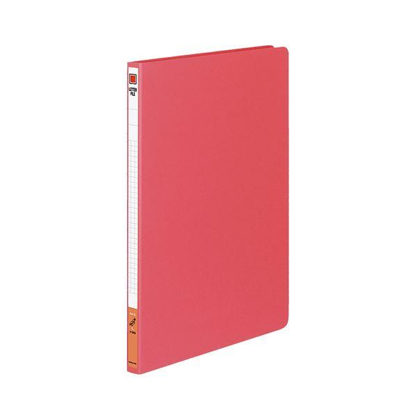 (まとめ) コクヨ レターファイル(色厚板紙) A4タテ 120枚収容 背幅20mm 赤 フ-550...