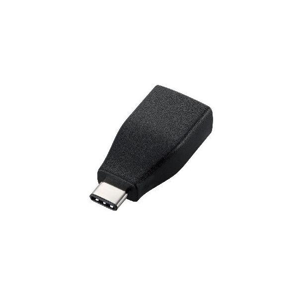 (まとめ)エレコム Type-C変換アダプタ USB3-AFCMADBK〔×2セット〕 まとめ買い ...