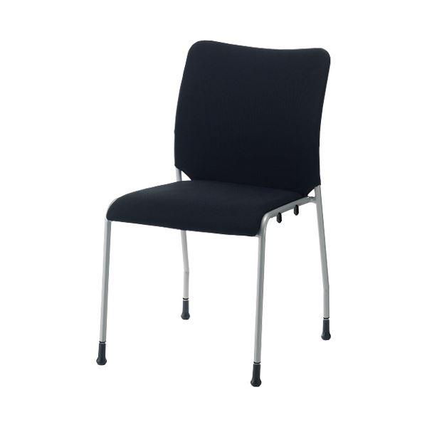 ジョインテックス 会議イス GK-31R ブラック 肘無 業務用 まとめ買い