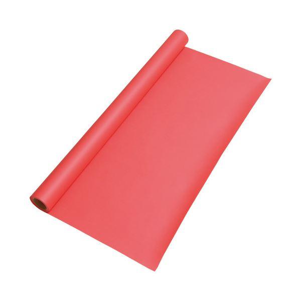 (まとめ) ゴークラ 色画用紙 ジャンボロールR 317 赤〔×2セット〕 業務用 まとめ買い